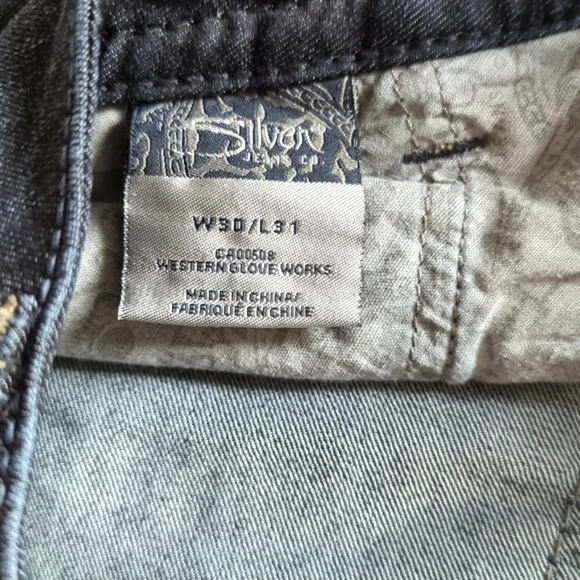 Silver Jeans Frances 18" Boot Cut Size 29 Length 31 - Picture 6 of 8